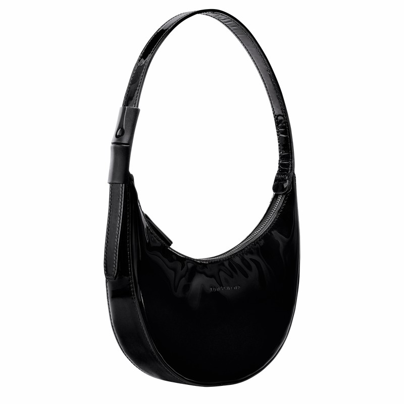 Longchamp Le Roseau Essential S Hobo Tas Dames Zwart Belgium | 10217HEZ001