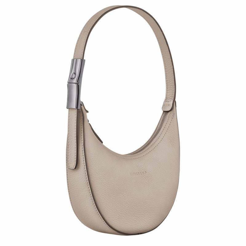 Longchamp Le Roseau Essential S Hobo Tas Dames Grijs Belgium | 10217968266