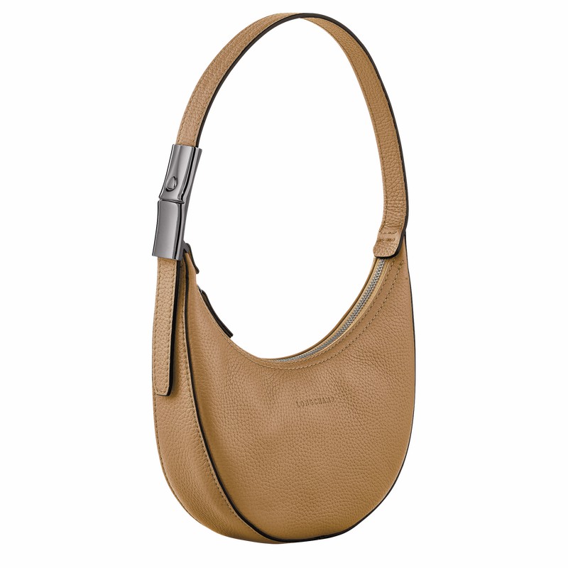 Longchamp Le Roseau Essential S Hobo Tas Dames Khaki Belgium | 10217968026