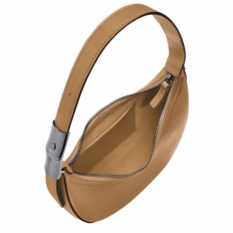 Longchamp Le Roseau Essential S Hobo Tas Dames Khaki Belgium | 10217968026