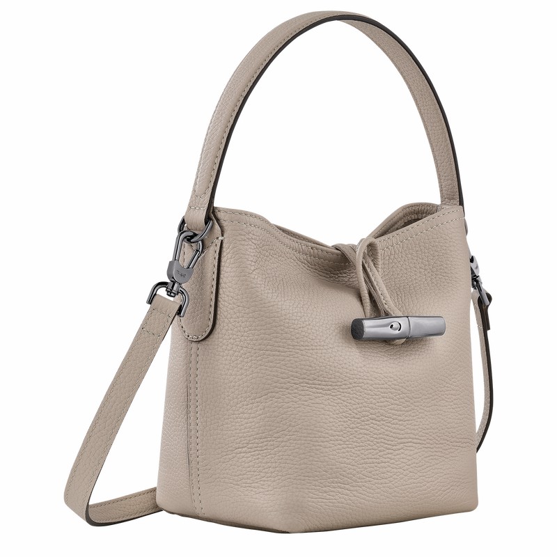 Longchamp Le Roseau Essential XS Buckettas Dames Grijs Belgium | 10159968266