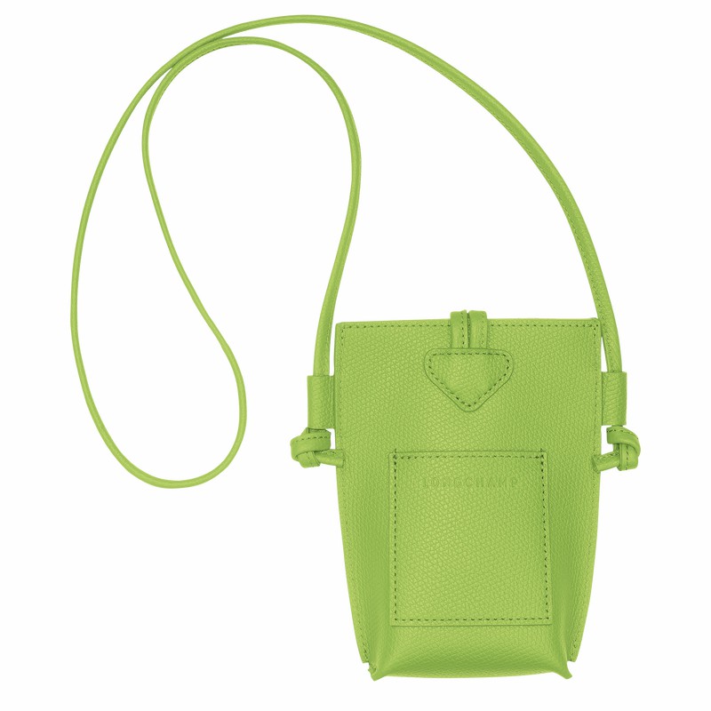 Longchamp Le Roseau Hoesje Dames Groen Belgium | 34180HFP355