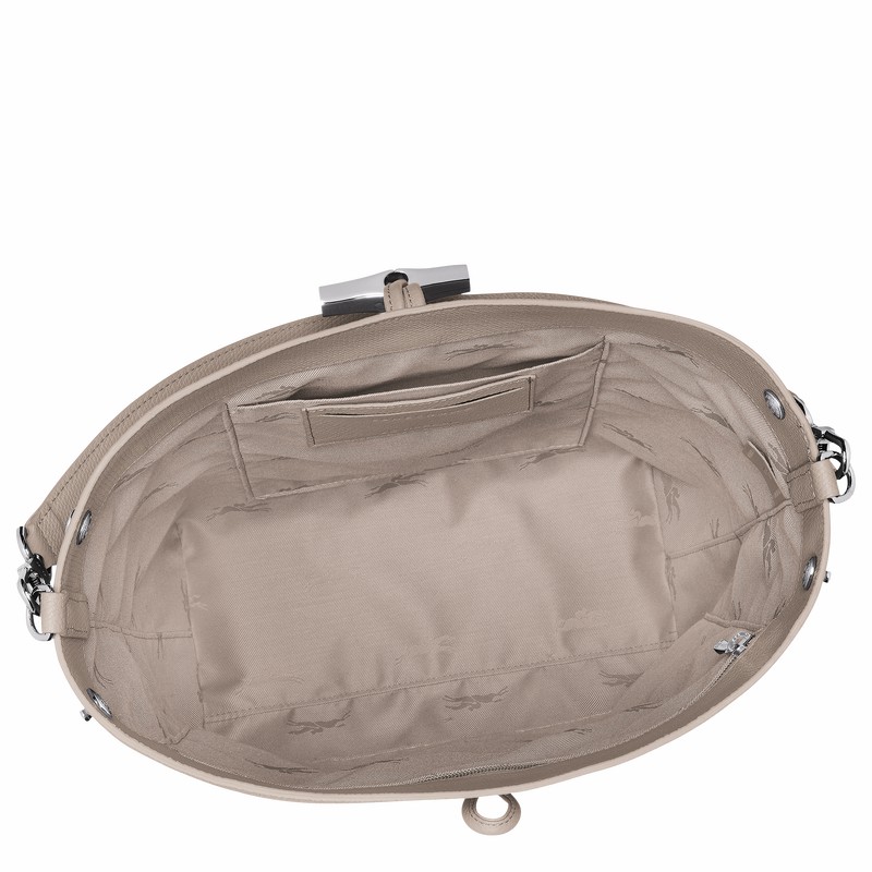 Longchamp Le Roseau M Schoudertas Dames Grijs Belgium | 10281HFP266