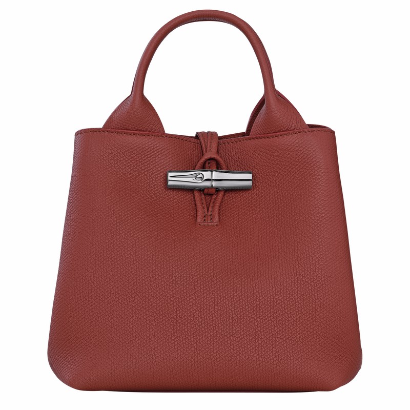 Longchamp Le Roseau S Handtas Dames Bruin Belgium | 10273HFP404