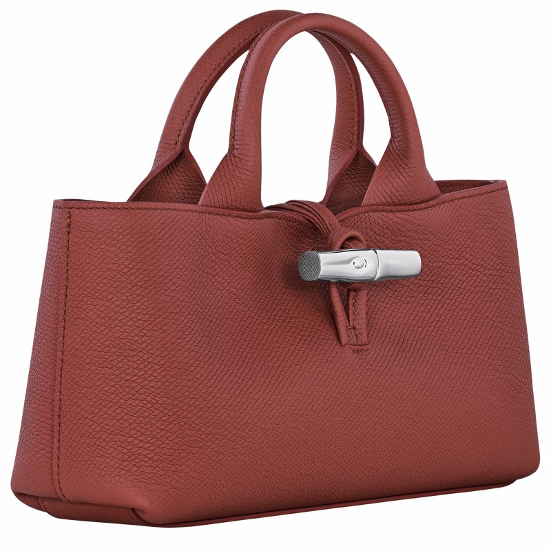 Longchamp Le Roseau S Handtas Dames Bruin Belgium | 10280HFP404