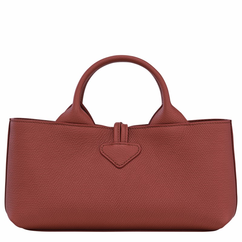 Longchamp Le Roseau S Handtas Dames Bruin Belgium | 10280HFP404