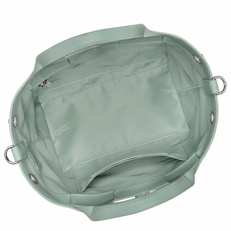 Longchamp Le Roseau S Handtas Dames Celadon Belgium | 10273HFP282