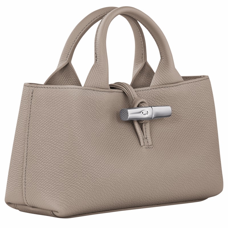 Longchamp Le Roseau S Handtas Dames Grijs Belgium | 10280HFP266