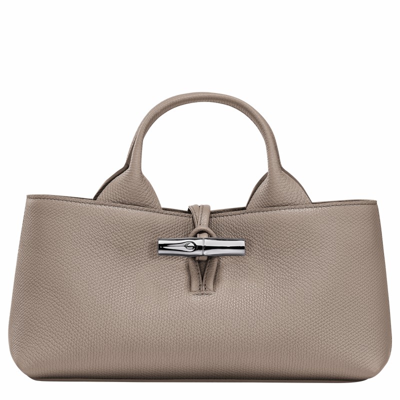 Longchamp Le Roseau S Handtas Dames Grijs Belgium | 10280HFP266