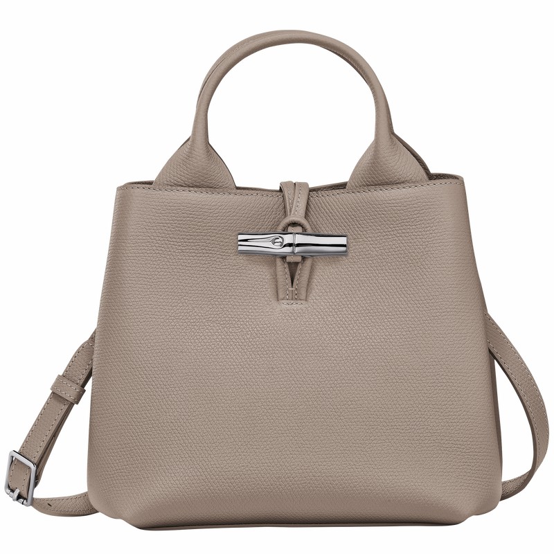 Longchamp Le Roseau S Handtas Dames Grijs Belgium | 10273HFP266