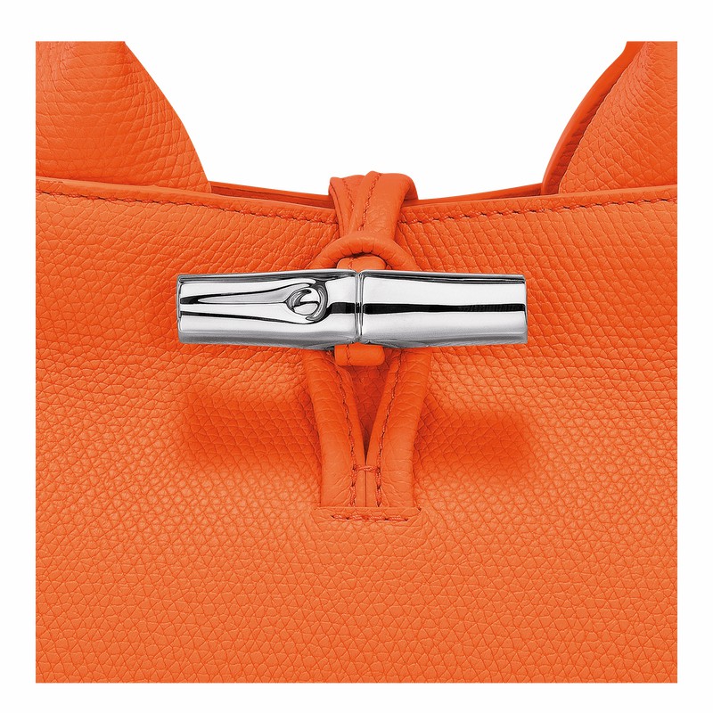 Longchamp Le Roseau S Handtas Dames Oranje Belgium | 10280HFP017