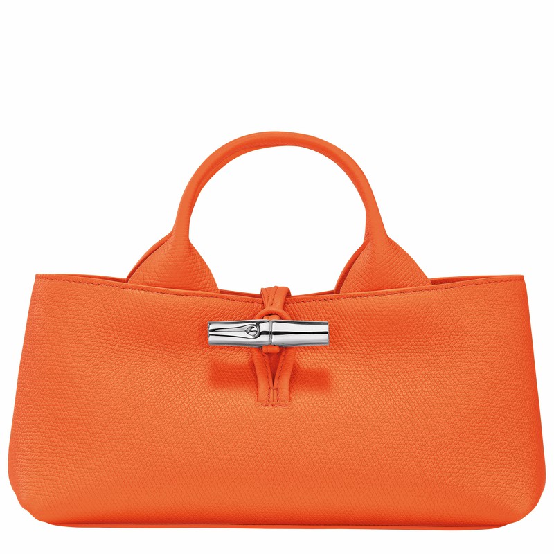 Longchamp Le Roseau S Handtas Dames Oranje Belgium | 10280HFP017