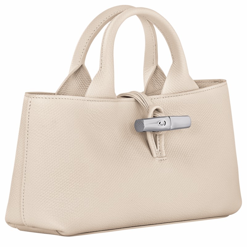 Longchamp Le Roseau S Handtas Dames Wit Belgium | 10280HFP555