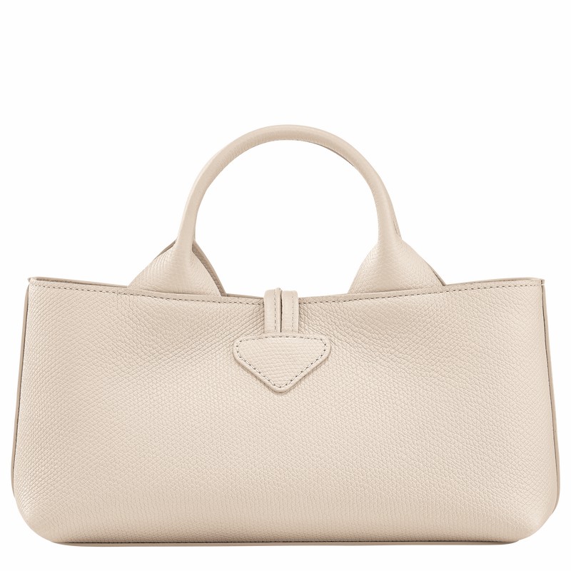 Longchamp Le Roseau S Handtas Dames Wit Belgium | 10280HFP555