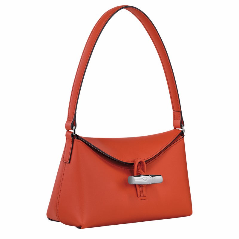 Longchamp Le Roseau S Hobo Tas Dames Oranje Belgium | 10230HCL685