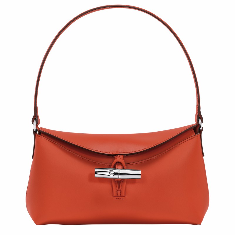 Longchamp Le Roseau S Hobo Tas Dames Oranje Belgium | 10230HCL685