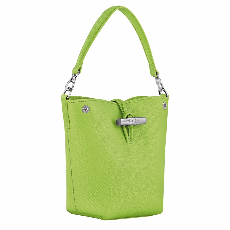 Longchamp Le Roseau XS Buckettas Dames Groen Belgium | 10279HFP355