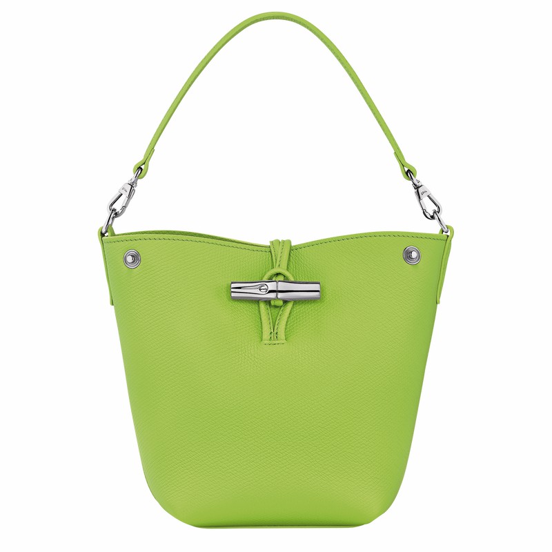 Longchamp Le Roseau XS Buckettas Dames Groen Belgium | 10279HFP355