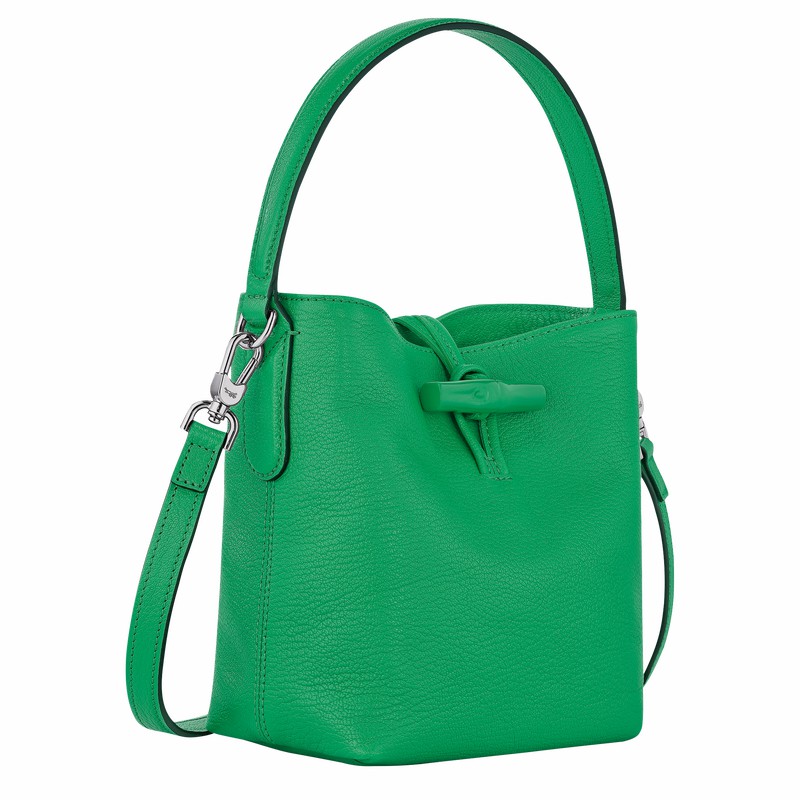 Longchamp Le Roseau XS Buckettas Dames Groen Belgium | 10159HEC129