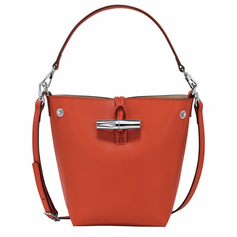 Longchamp Le Roseau XS Buckettas Dames Oranje Belgium | 10229HCL685