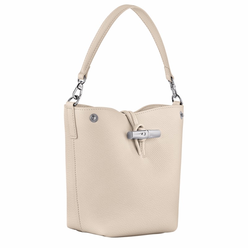 Longchamp Le Roseau XS Buckettas Dames Wit Belgium | 10279HFP555