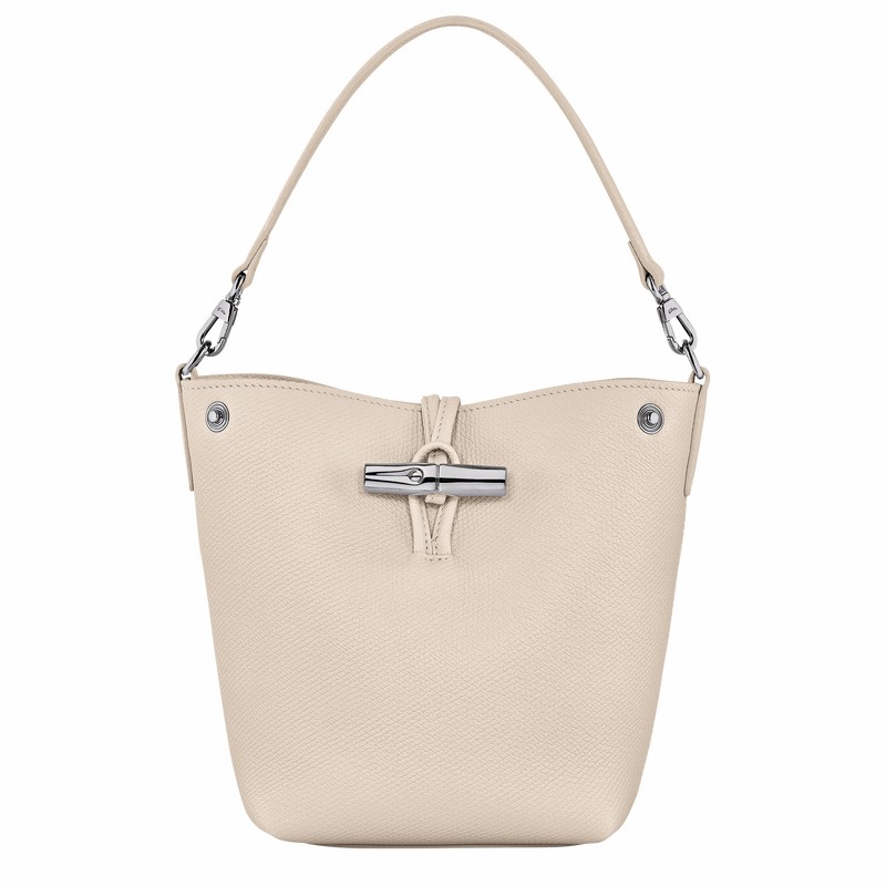 Longchamp Le Roseau XS Buckettas Dames Wit Belgium | 10279HFP555