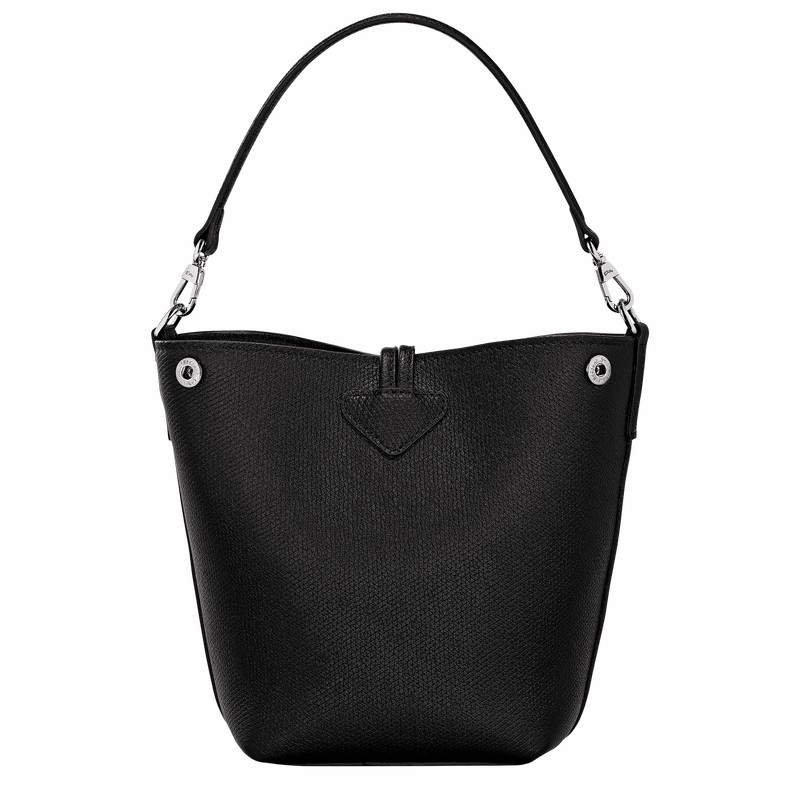 Longchamp Le Roseau XS Buckettas Dames Zwart Belgium | 10279HFP001