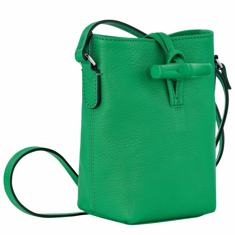 Longchamp Le Roseau XS Crossbodytassen Dames Groen Belgium | 10207HEC129