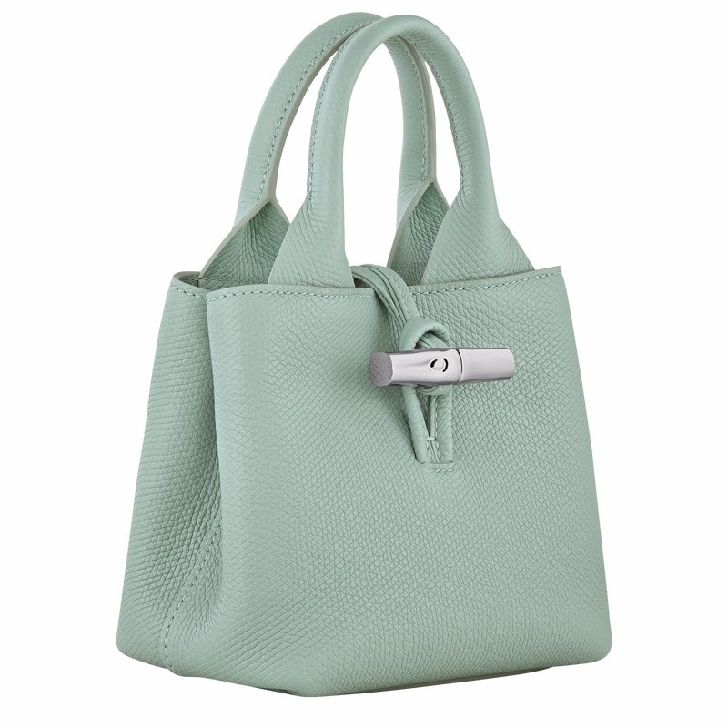 Longchamp Le Roseau XS Handtas Dames Celadon Belgium | 10278HFP282