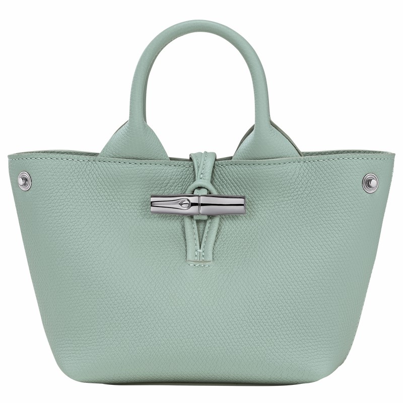 Longchamp Le Roseau XS Handtas Dames Celadon Belgium | 10278HFP282