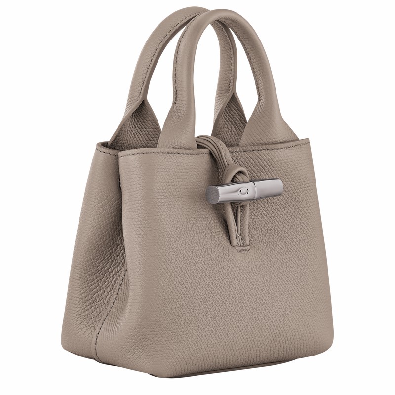 Longchamp Le Roseau XS Handtas Dames Grijs Belgium | 10278HFP266