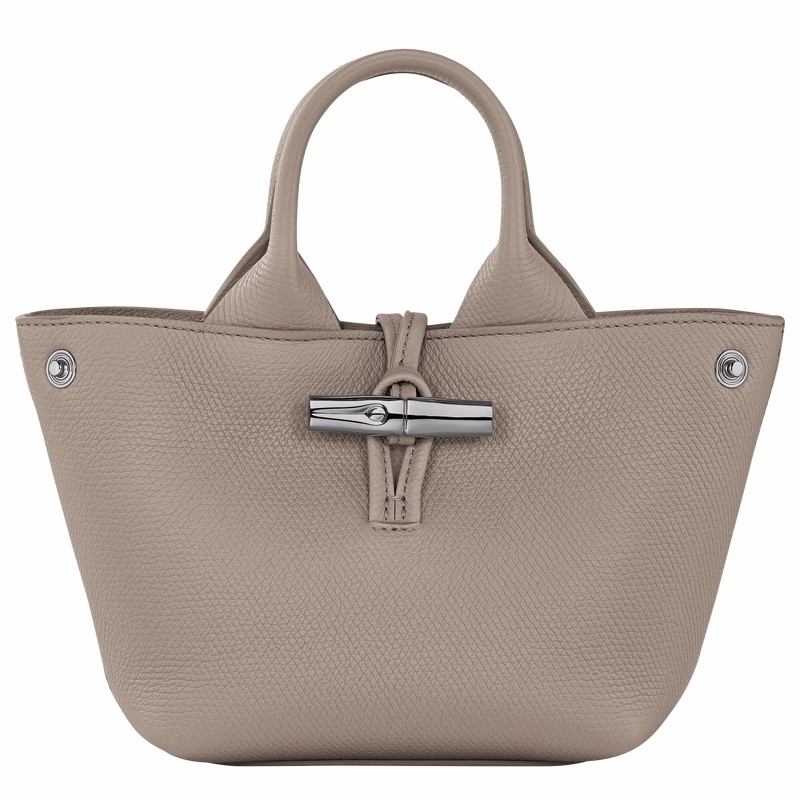 Longchamp Le Roseau XS Handtas Dames Grijs Belgium | 10278HFP266