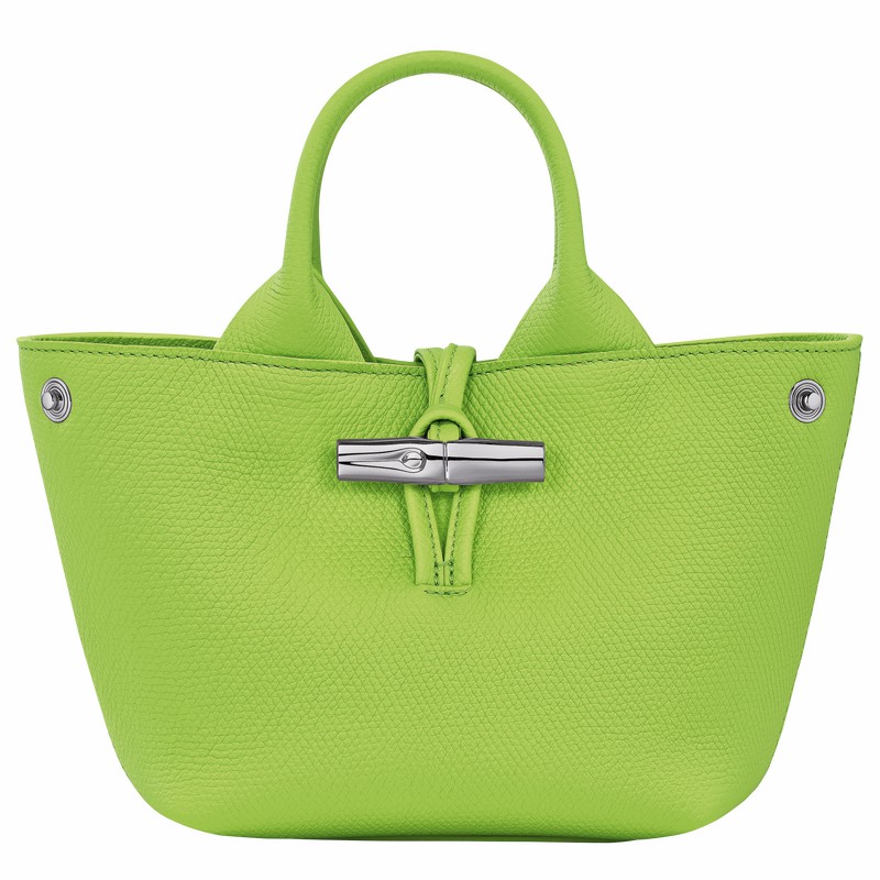 Longchamp Le Roseau XS Handtas Dames Groen Belgium | 10278HFP355