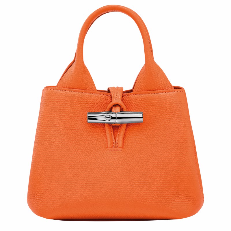 Longchamp Le Roseau XS Handtas Dames Oranje Belgium | 10278HFP017