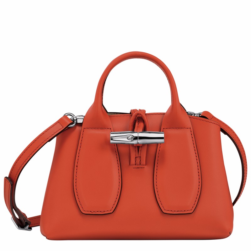 Longchamp Le Roseau XS Handtas Dames Oranje Belgium | 10057HCL685