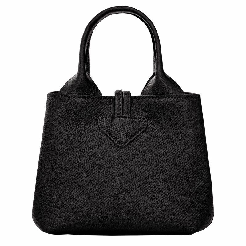 Longchamp Le Roseau XS Handtas Dames Zwart Belgium | 10278HFP001