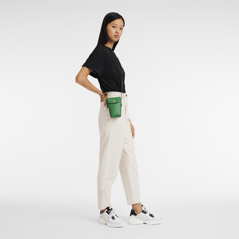 Longchamp ÉPURE Hoesje Dames Groen Belgium | 34193HYZ129