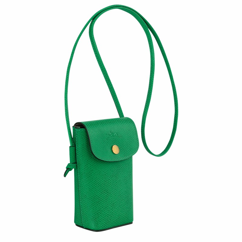 Longchamp ÉPURE Hoesje Dames Groen Belgium | 34193HYZ129