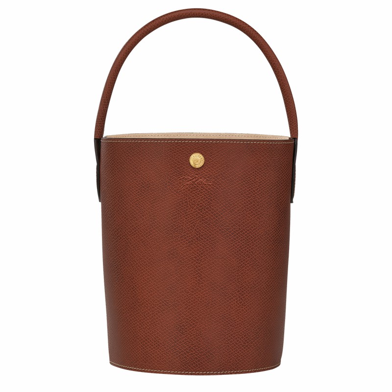 Longchamp ÉPURE S Buckettas Dames Bruin Belgium | 10161HYZ035