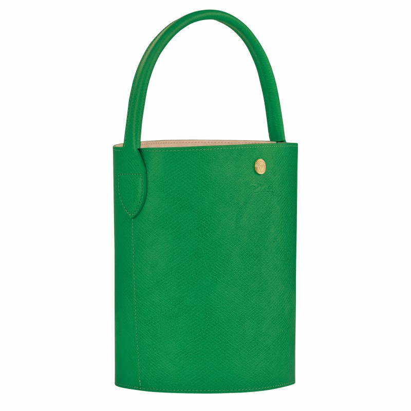 Longchamp ÉPURE S Buckettas Dames Groen Belgium | 10161HYZ129