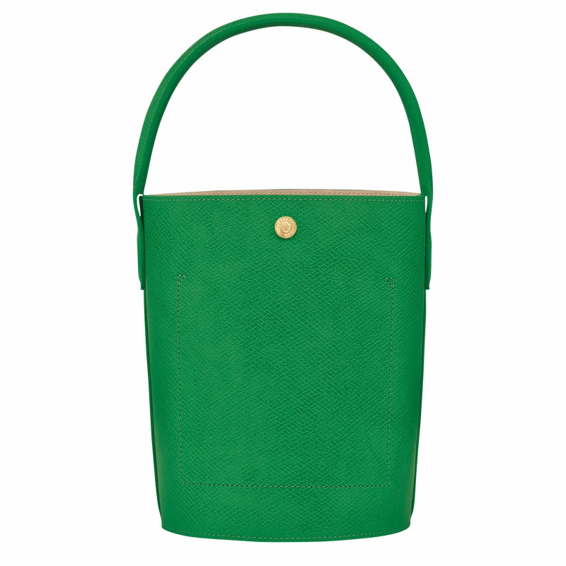 Longchamp ÉPURE S Buckettas Dames Groen Belgium | 10161HYZ129