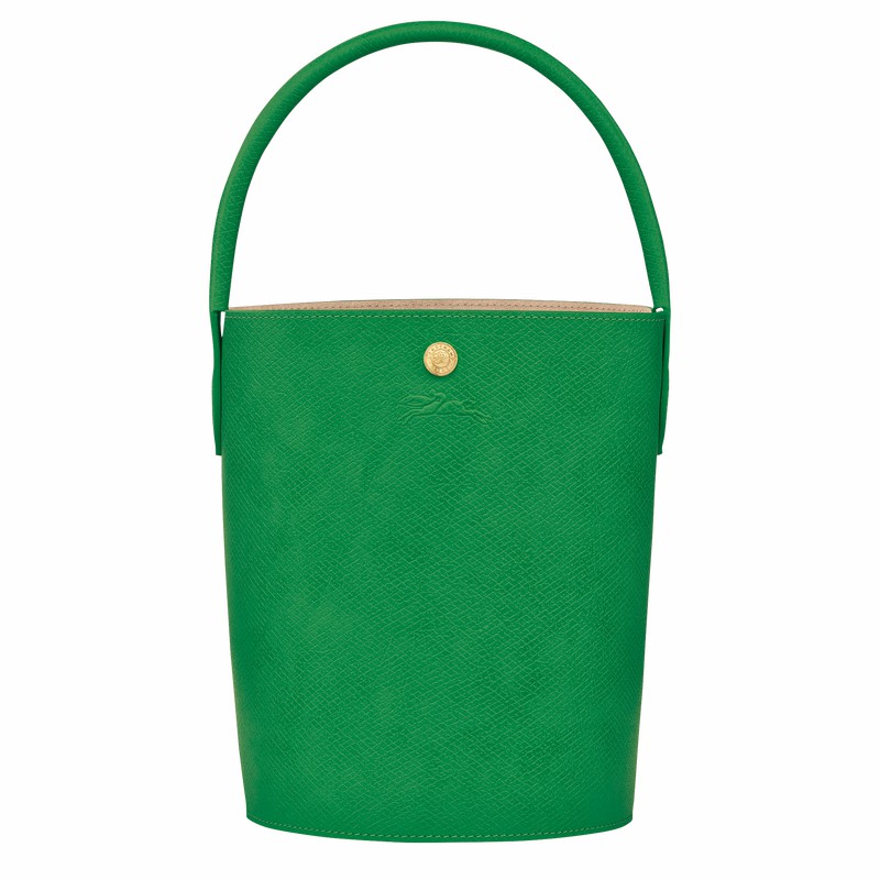 Longchamp ÉPURE S Buckettas Dames Groen Belgium | 10161HYZ129