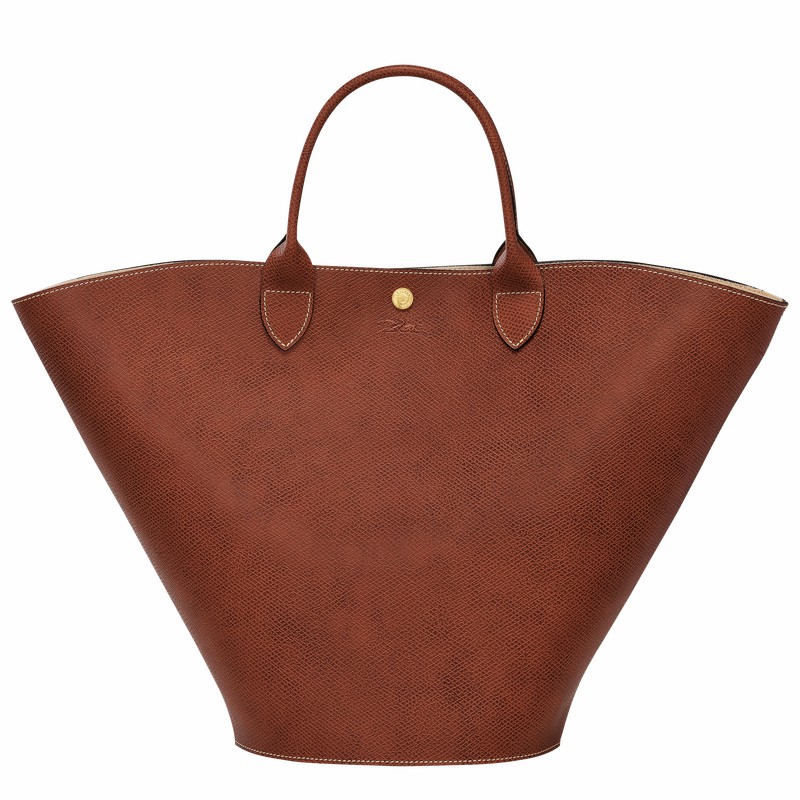 Longchamp ÉPURE XL Tote Tassen Dames Bruin Belgium | 10260HYZ035