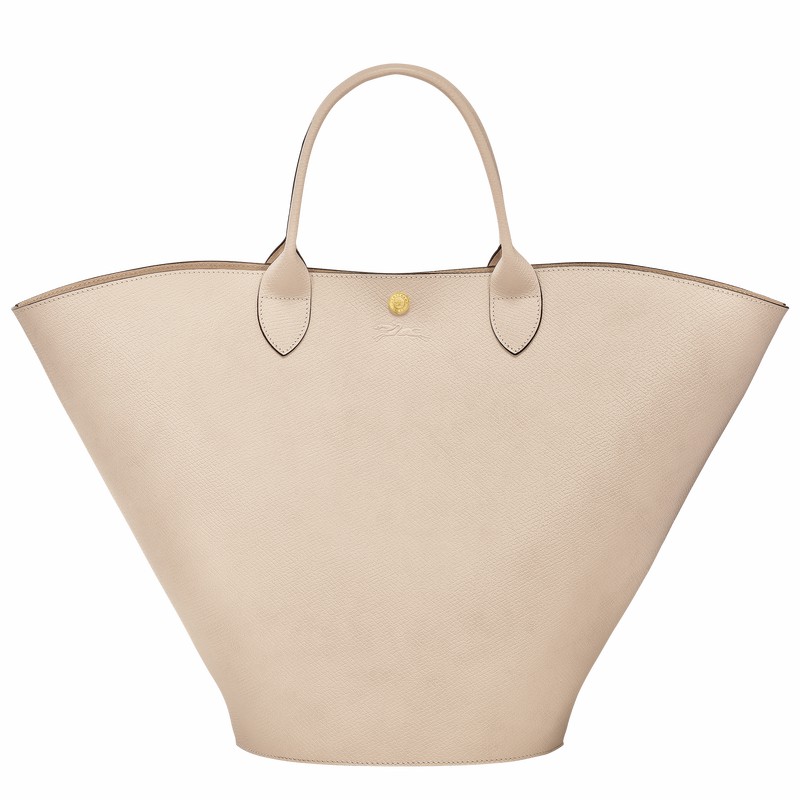 Longchamp ÉPURE XL Tote Tassen Dames Wit Belgium | 10260HYZ555