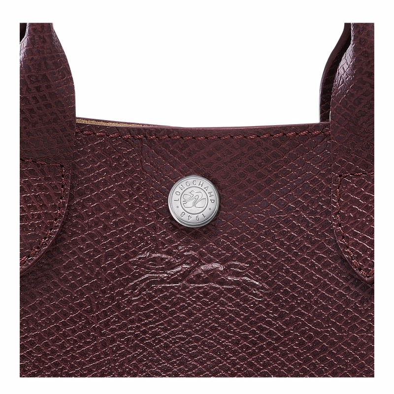 Longchamp ÉPURE XS Tote Tassen Dames Bordeaux Belgium | 10269HFH009