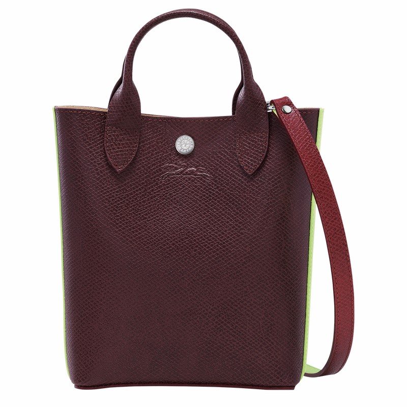 Longchamp ÉPURE XS Tote Tassen Dames Bordeaux Belgium | 10269HFH009