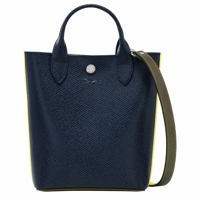 Longchamp ÉPURE XS Tote Tassen Dames Donkerblauw Belgium | 10269HFH006